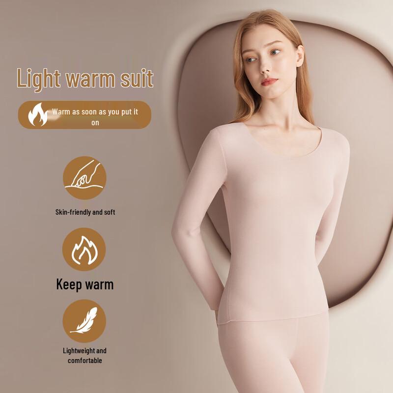 Women's Cashmere Silk Blend Thermal Underwear Set