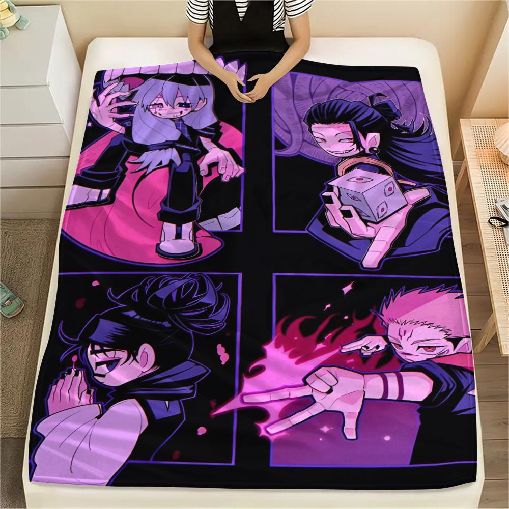 

1 шт. Фланелева ковдра з мультяшним принтом, Висока якість, Зручна для всіх сезонів, Декор для дому, Тепло та затишок, Ідеальний подарунок на Різдво, День народження 80cm x 120cm