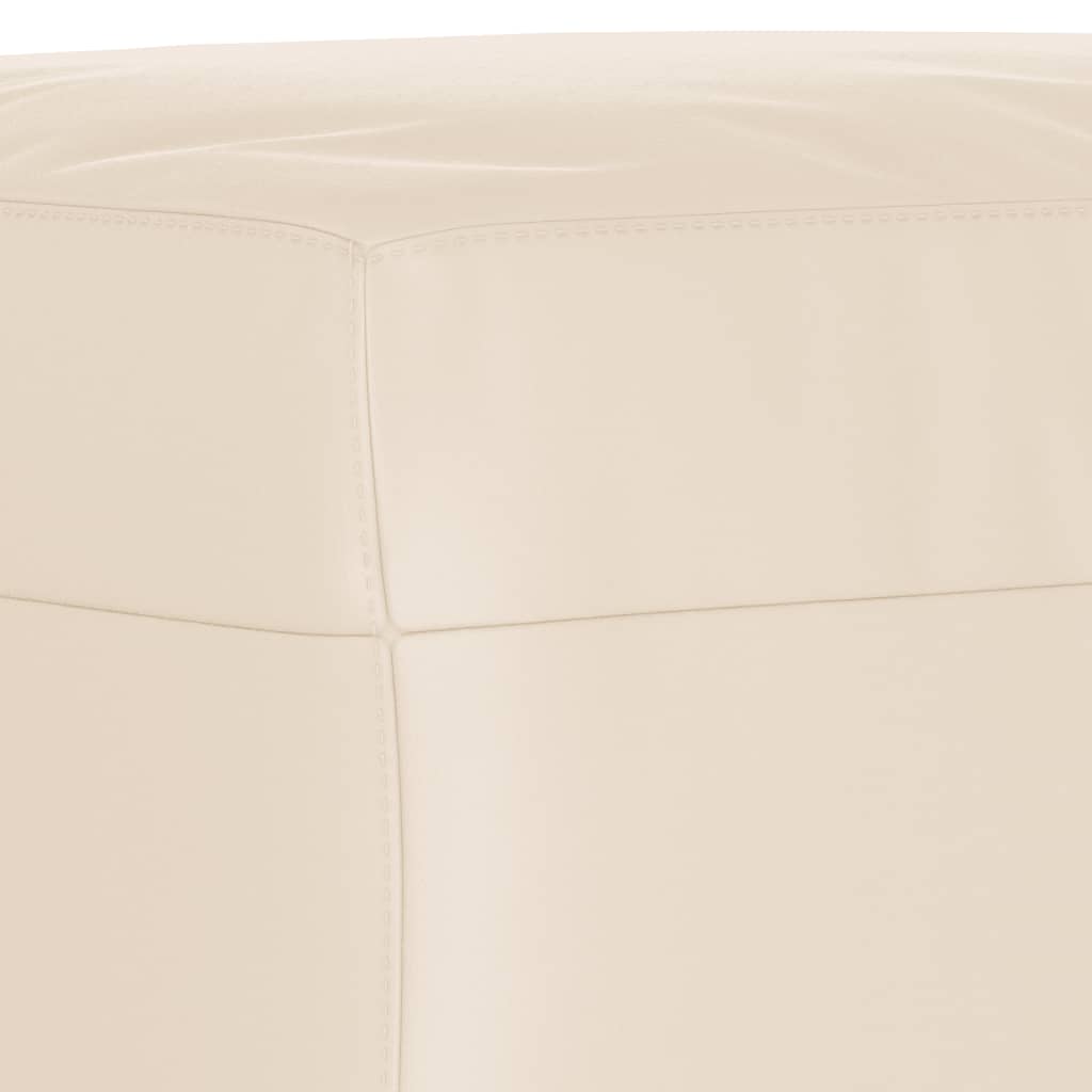Vidaxl 3-Piece Lounge Set, Beige, Microfiber