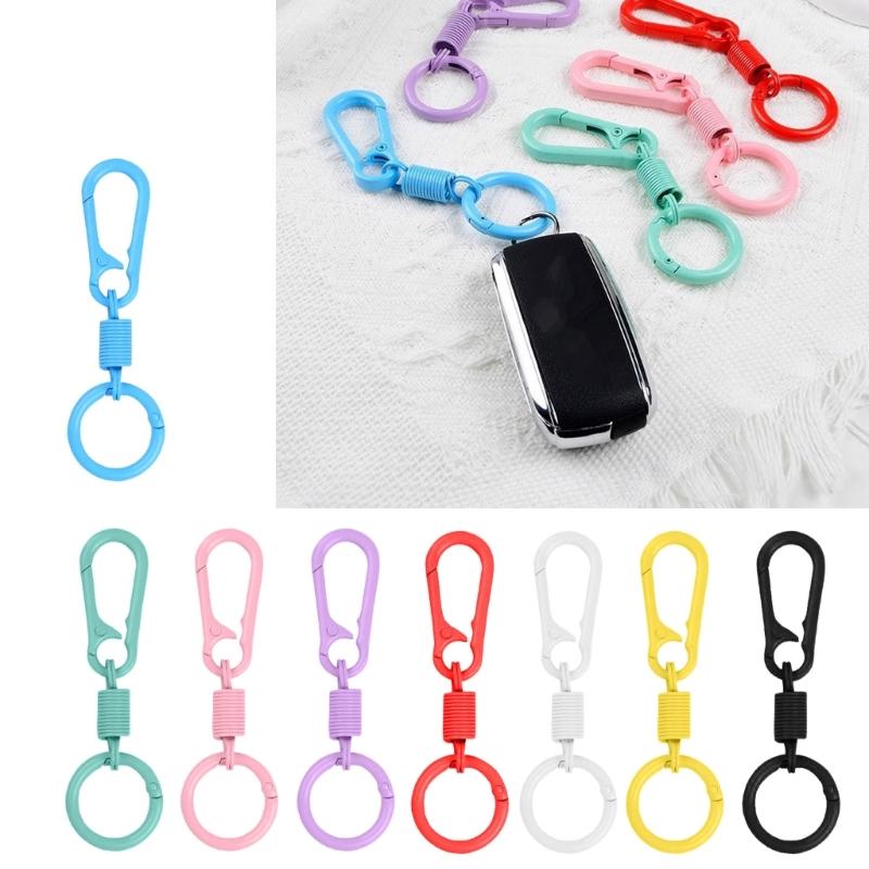 5Pcs Lobsters Clasp Hook Key Rings Buckle Light Weight Zincs Alloys Carabiner Keychains for Hiking Travel Daily Carry