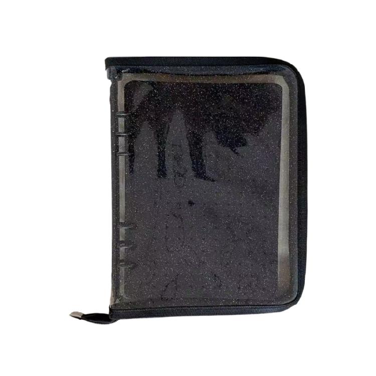 Practical Pin Collection Book 8 Pages Travel Friendly Brooch Organizer with Clear Cover Brooch Storage Book Felt Texture