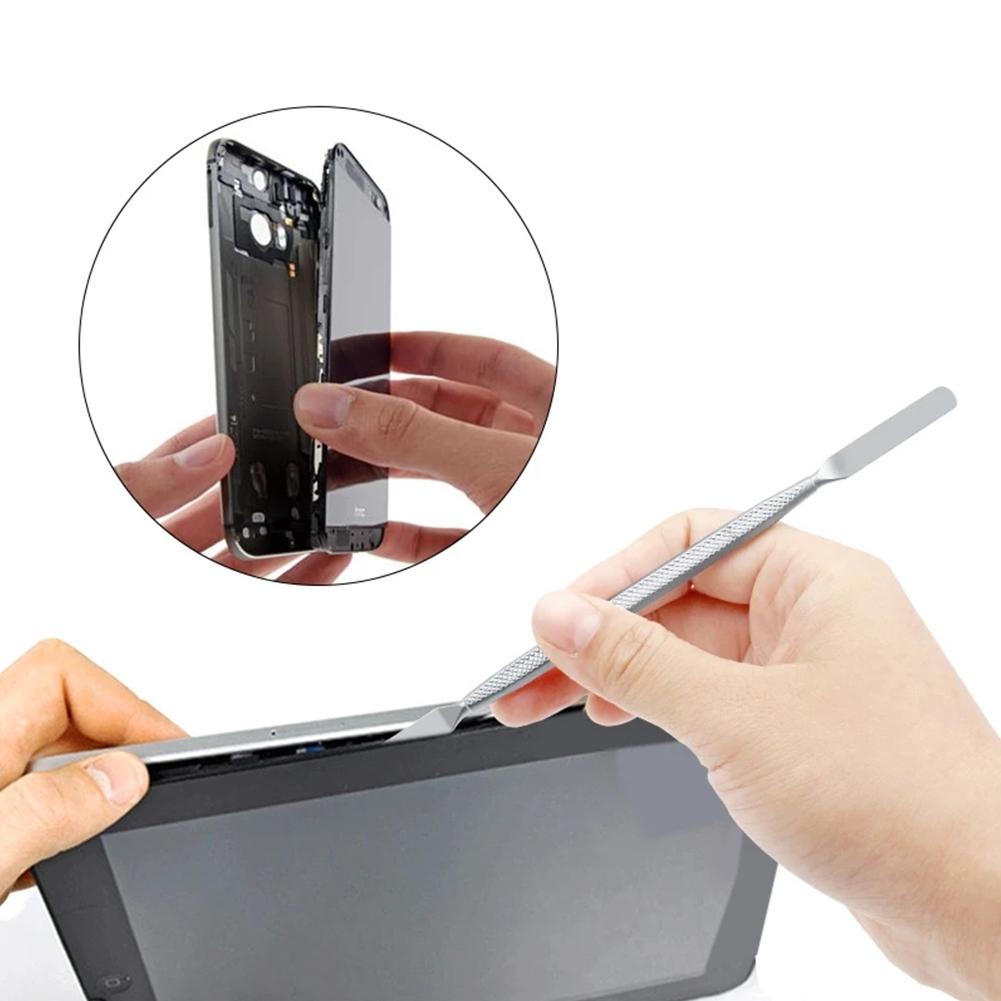 Metal Tablet Pry Phone Spudger Repair Tools Silver 160mm/6.29Inch