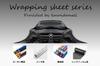 IlMondoMall Carbon Fiber 3D Carbon Fiber Look Car Wrap with Air Grooves x 3D Sheet, (152cm 35cm, Gray)