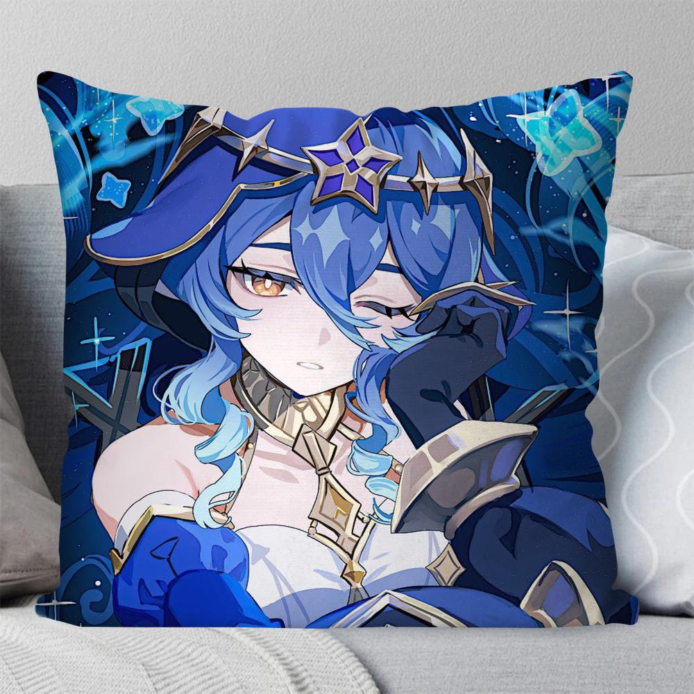 Layla Anime Game Genshin Impact Pillow Case Square Pillow Bedroom Sofa Leisure Comfort Cushion Living Room Home Decoration 40X40