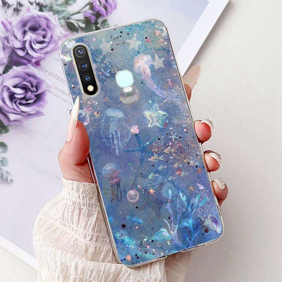 New Design Phone Case For Vivo 1915 Y19 Y5s Clear TPU Slim Back Cover For Vivo Y19 Y5s 1915 Soft Silicone Cases