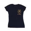 Marvel Womens/Ladies Loki Horn Logo Faux Pocket Cotton T-Shirt
