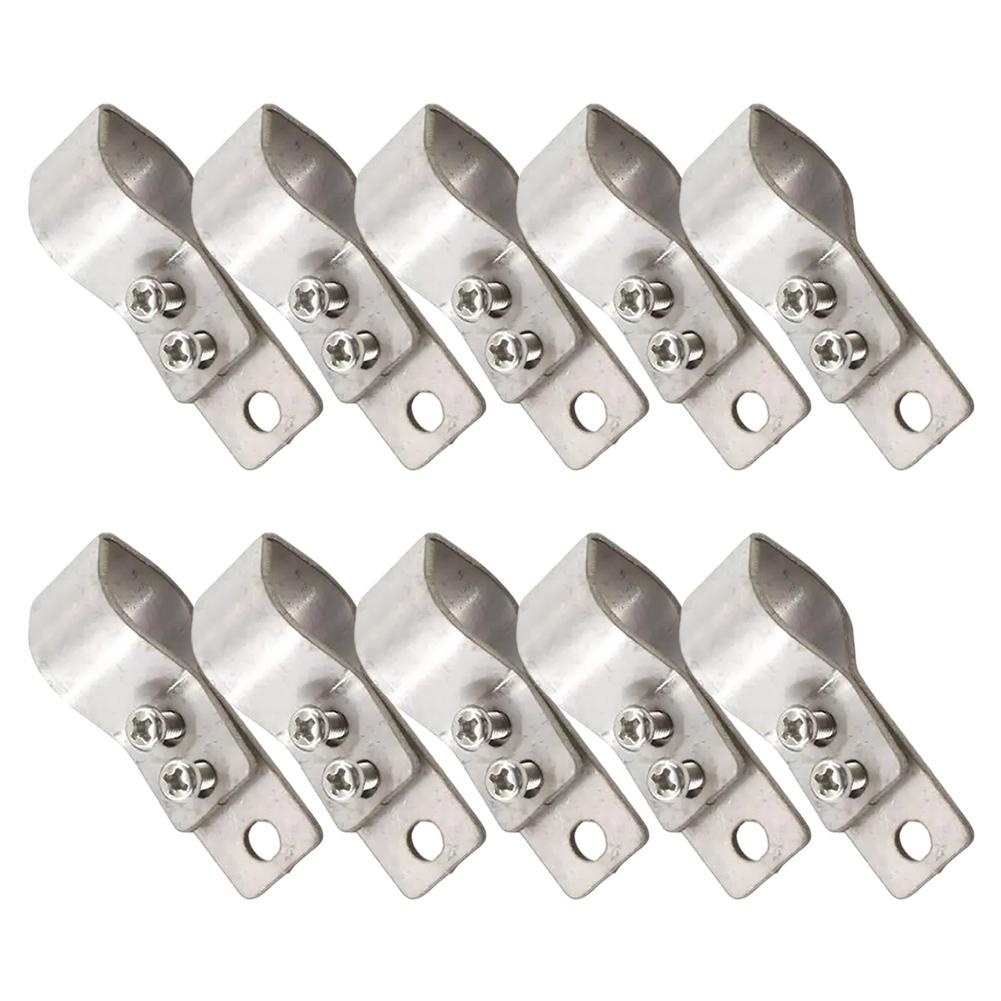 Easily Adjustable SS304 Clamp Set Perfect for Different Pole Sizes In Shade Use