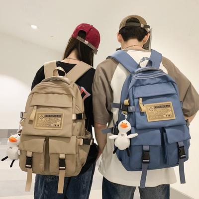 2025 New Student Schoolbag University Female Large Capacity Junior High School Student Schoolbag Middle School Student Ins High Quality Backpack Male