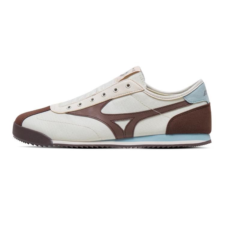 Mizuno Yongpu Coffee X  LG 60S Fashion Sports Lightweight Slip-Resistant Breathable Low-Top Casual Shoes Unisex sneaker Off-White D1GH240210