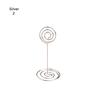 1PC Various Shapes Place Card Holder Table Metal Table Numbers Holder Paper Menu Clips Romantic Photo Holder Desktop Decoration