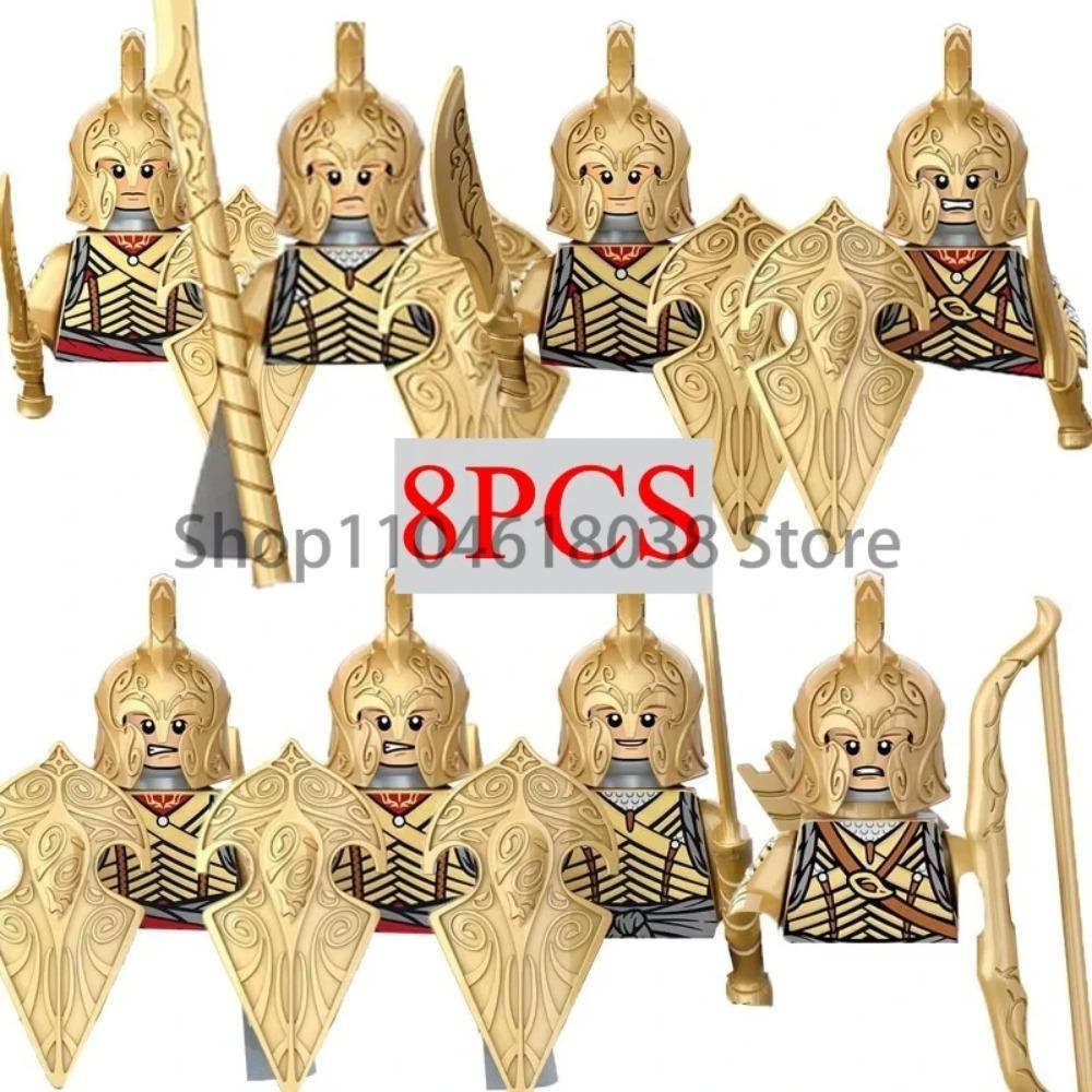 Green Dragon Raven Knights Shield Action Figures MOC Medieval Ancient Knights Scene Building Block Creative Toys for Children