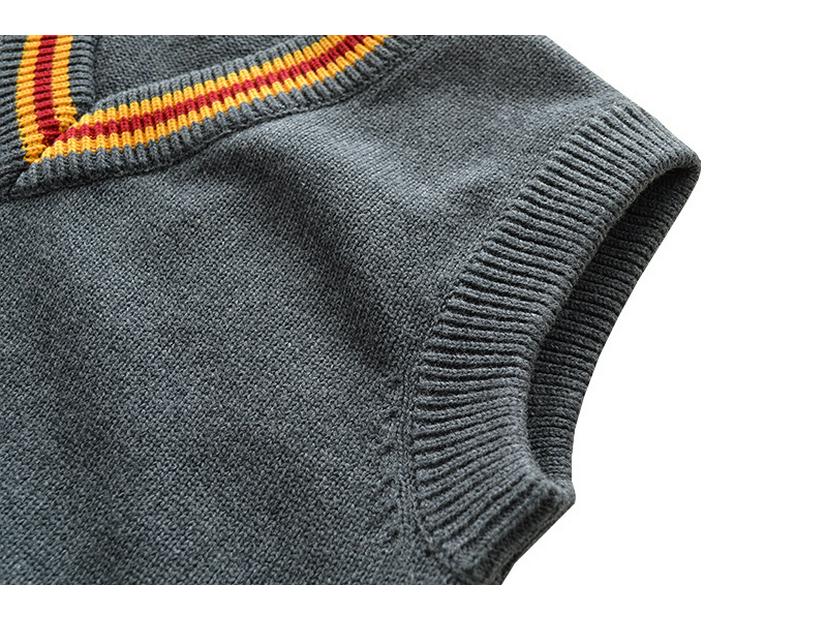 Harry Potter Gryffindor V-Neck Sweater Vest - Unisex Long-Sleeved JK Uniform Style