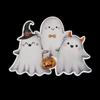 Creative Halloween Theme Spooky Ghost Paper Door Hanging Sign Front Door Porch Window Indoor Outdoor Party Scene Decor