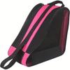 3-Layer Hockey & Ice Skate Bag, Large Capacity with Heavy-Duty Shoe Storage, Adjustable Shoulder Strap & Logo Window