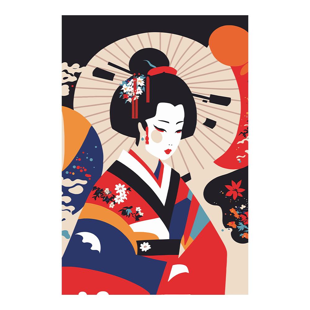 Afrikanische Frau Abstrakte Kunst Leinwandgemälde Afrikanisches Mädchen Afrika Kunst Poster und Drucke Wandkunst Bilder für Wohnzimmerdekor