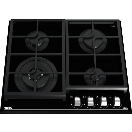 Plită Gaz TEKA - 4 Arzătoare - Suprafață din sticlă ceramică - Autoaprindere integrată
