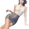 Sexy sexy OL lace hollow secretary uniform pure desire splicing professional small secretary hip wrap suit