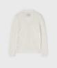 Yunse [Unisex] Scallop Hatch Cardigan (White)