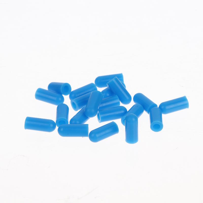 20Pcs Food Grade Silicone Rubber Needle Cover Syringe Sealing Test Tube End Cap Syringe Needle Seal Caps