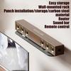 Thickened Wall Mount Bracket Carbon Steel Soundbar Wall Mount Fixing Storage Rack  Under TV Sound