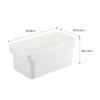 Yamazaki (Yamazaki) Airtight Pickling Case with Water Drainer, White, 28cm W X 16.5cm D X 12.2cm H, Tower Design, Wide-Opening Clear Lid, Refrigerator