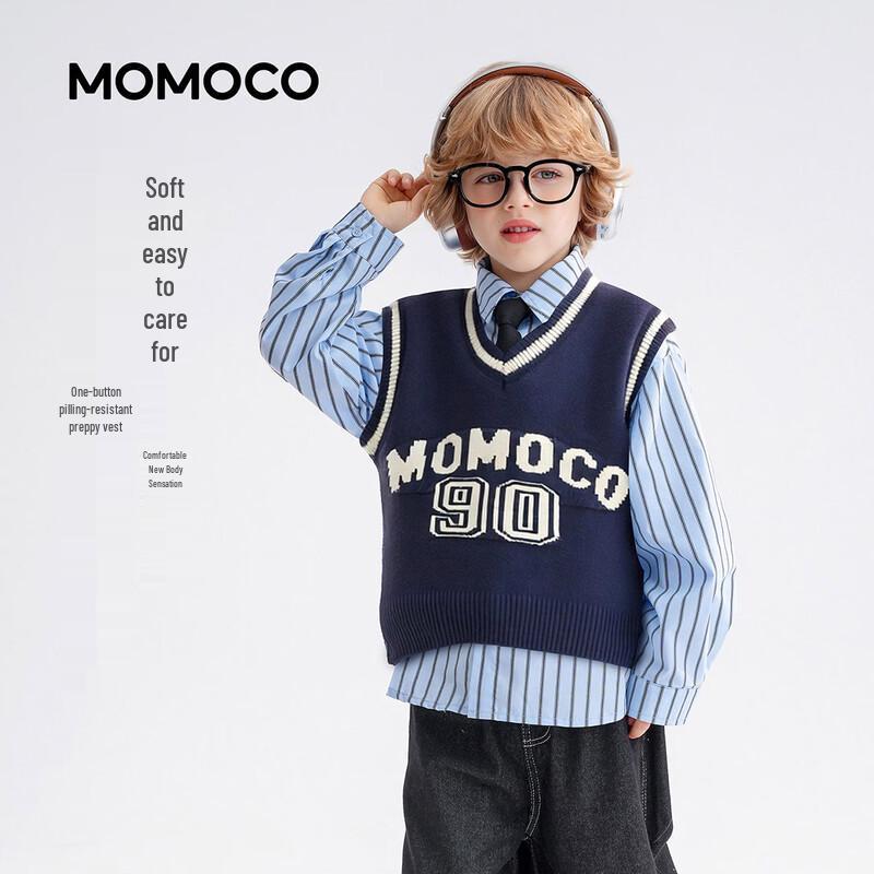 MOMOCO Boys 2026 Spring Knit Sweater Vest 120