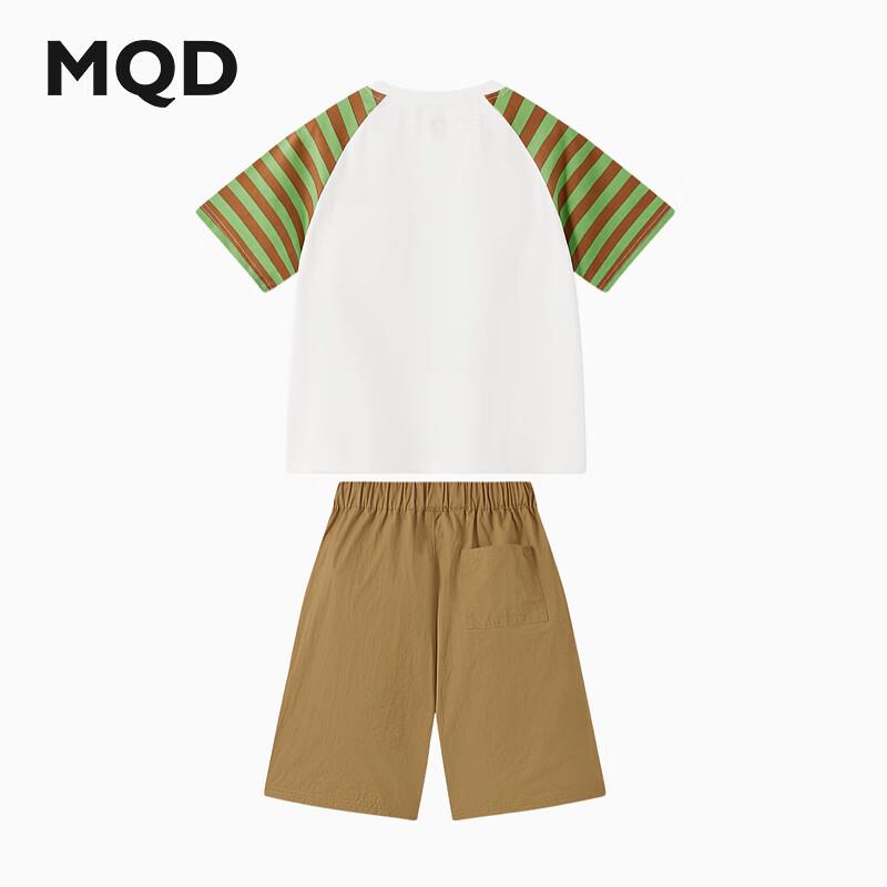 MQD Boys  Summer Raglan T-shirt & Capris Set 160
