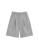The Museum Visitor Stitch Bermuda Sweat Pants (Melange Grey)