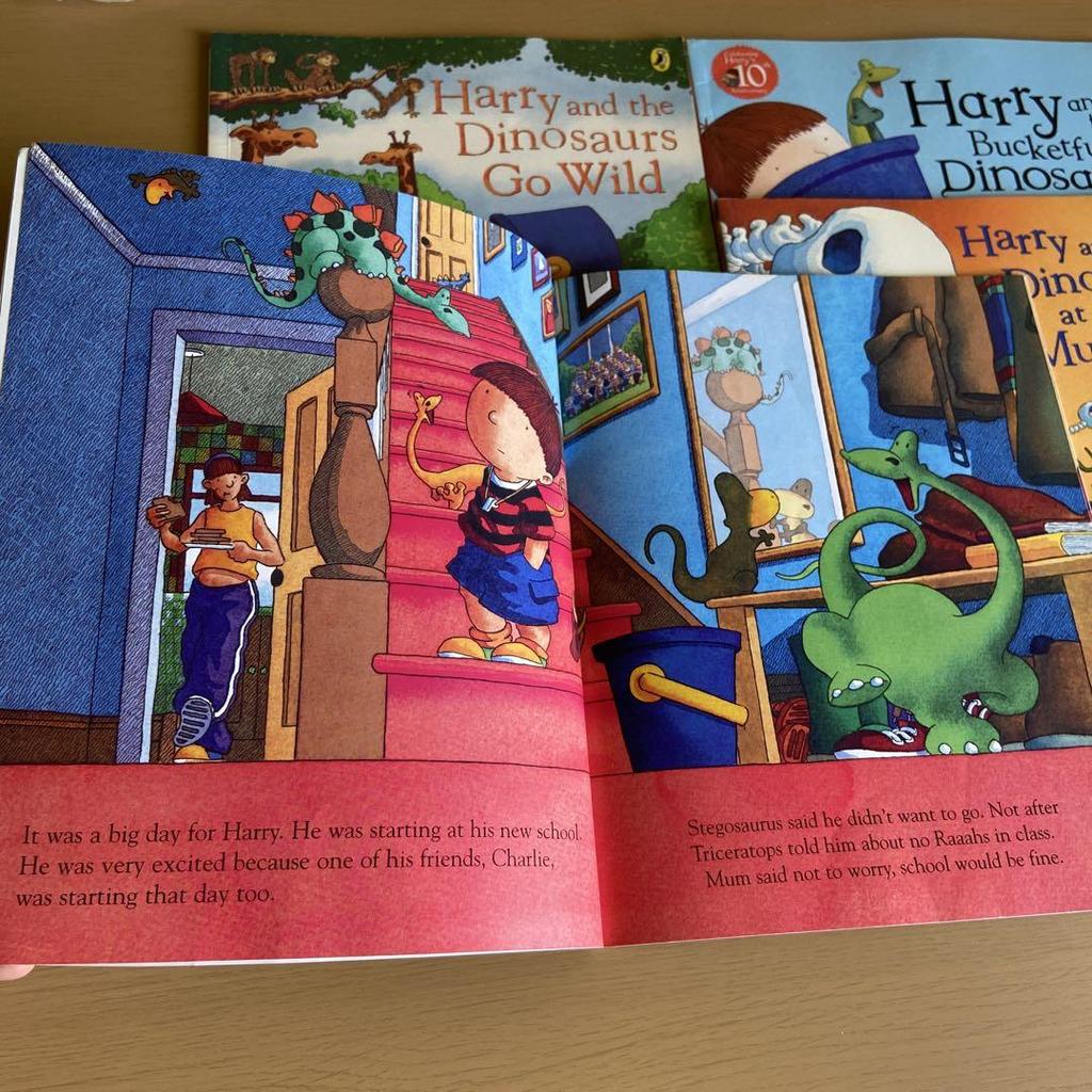 [USED] Harry and the Dinosaurs Series 6-Book Set Picture Book