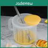 Baking Measuring Cup With Lid 2.5l Food Grade Pp Large Capacity For Kitchen Use