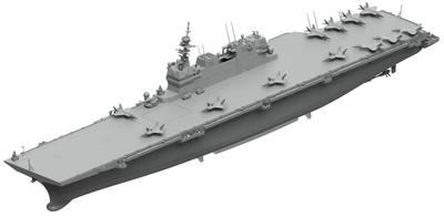 Pit Road Serie Skywave Destructor de la Fuerza Marítima Kaga 2024 con STOVL 1º Maqueta de plástico J108 1/700 Autodefensa DDH-184 (Luchador equipado,