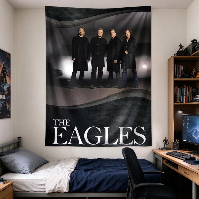 Die Eagles Band Schwarze Mäntel Düstere Gruppe Poster Kunst