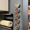 WBLDBB Magnetic Condiment Magnetic Kitchen Condiment Portable Condiment Stainless Steel Condiment Stylish Storage for and Rubber 4 Pieces Tins,