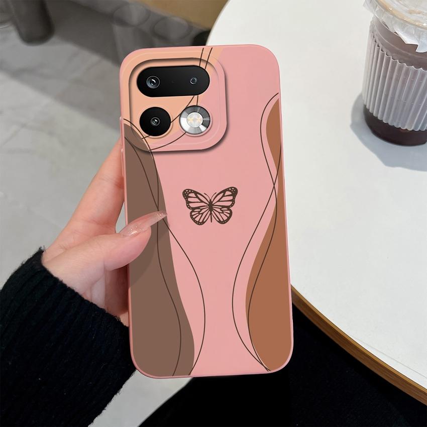 For OPPO Realme 16 15 14 Pro Plus Oppo Reno15 Pro A72 A73 A77 A93 A95 A96 A6X Phone Case Pretty Butterfly Lightweight Full Protection Soft Back Covers