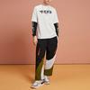 Li Ning T Shirts Men's White Crew Neck Moderate Straight Fit AHSQ631-2