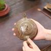 230ml Yixing Purple Clay Teapot Master Hand Carved Pine Tree Tea Pot Kettle Beauty Tea Infuser Chinese Handmade Zisha Tea Set