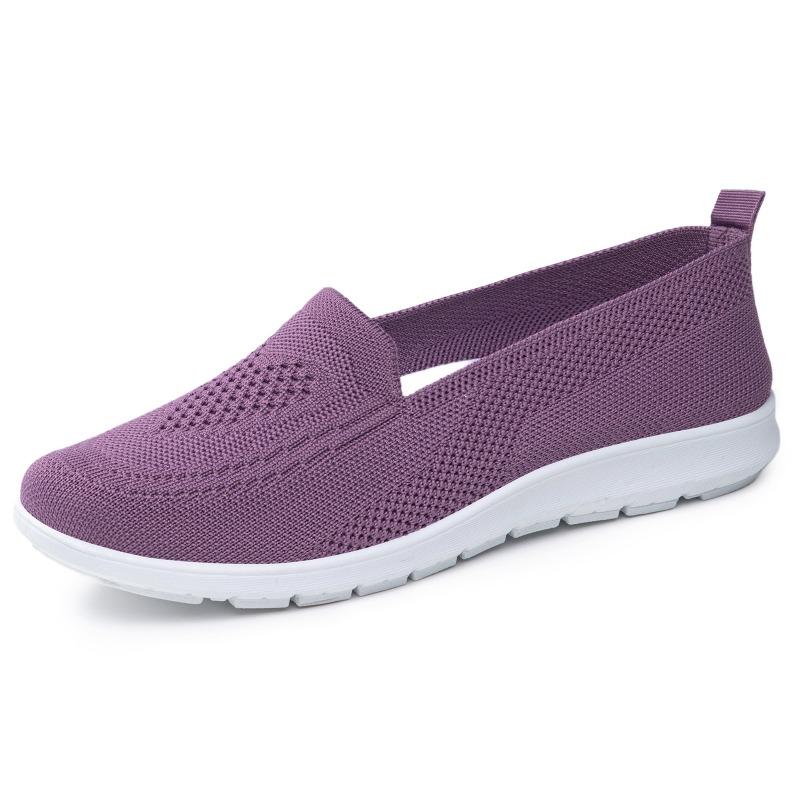Beijing cloth shoes new women's shoes casual breathable flat-soled single shoes one pedal soft-soled shoes casual shoes