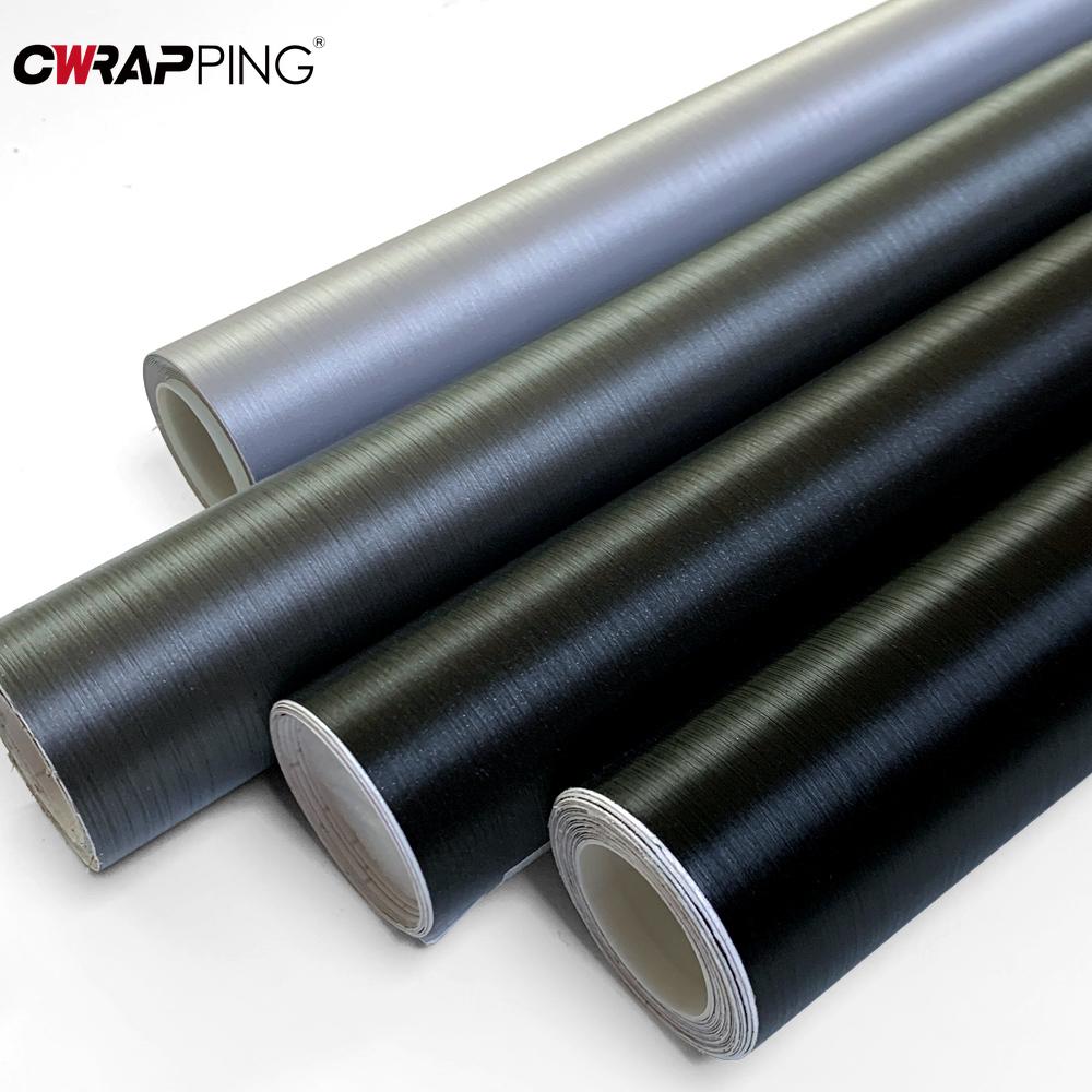 Autocolant Vinil Aluminiu Periat pentru Mașină Impermeabil Fără Bule Auto Motocicletă Autocolant pentru Calculator Folie Protectoare pentru Accesorii Auto