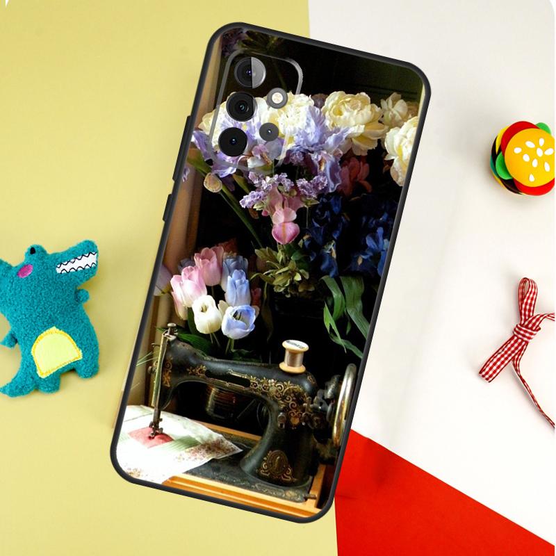 Sewing Machine For Samsung Galaxy A54 A34 A14 A55 A35 A15 A53 A33 A13 A05 A06 A16 A22 A32 A52 Phone Case