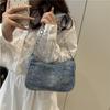 Summer new fashion underarm bag denim shoulder messenger bag casual bag women