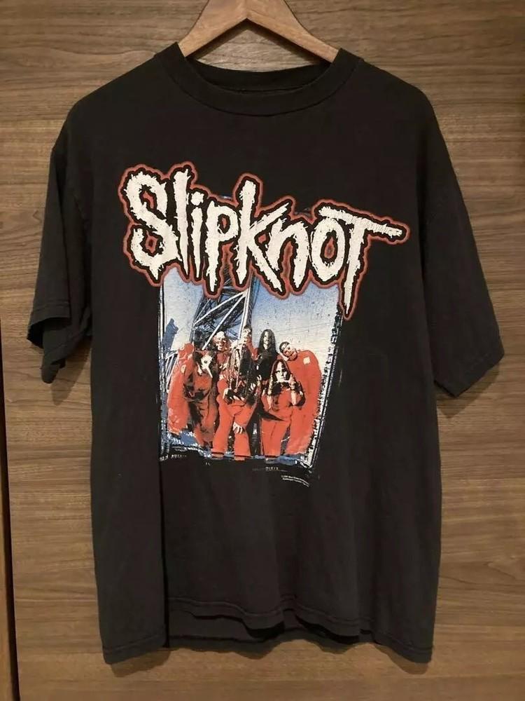 Slipknot Band Tshirt Retro Style Graphic Black Unisex Tshirt Reprint S5XL Unisex T-Shirt XXXXL