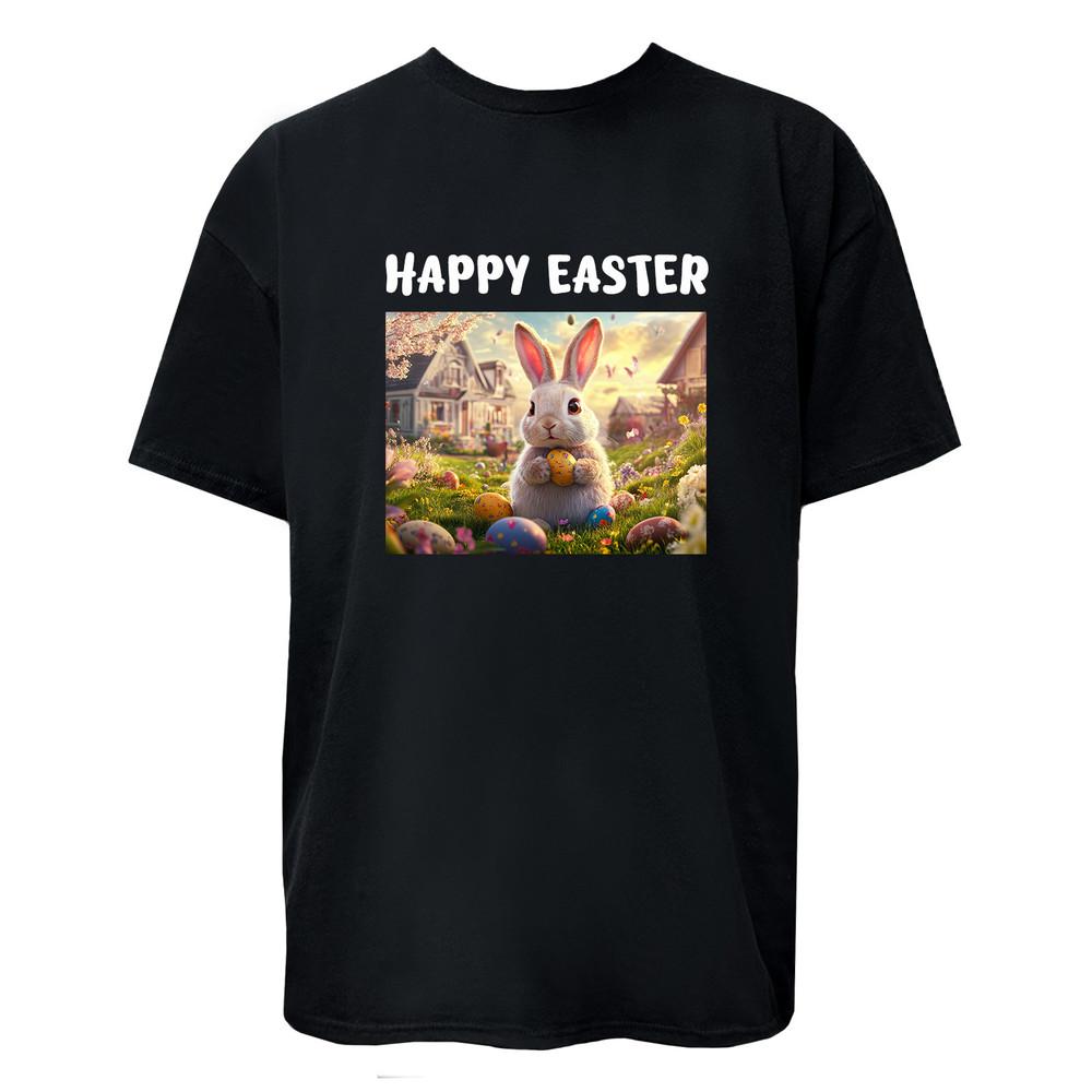 Easter Bunny Happy Easter T-Shirt Women, Men Graphic Design Unisex T-Shirt Tee Unisex T-Shirt XXXL