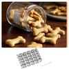 Cookie Cutter Dog Bone Shaped Stainless Steel Mold With Cleaning Brush Diy Cake Sugarcraft Pastry Biscuit Mould Kitchen Tool