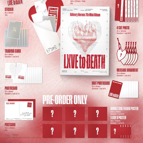 Xdinary Heroes Al 7-lea Mini Album [LXVE to DEATH] versiunea Photobook