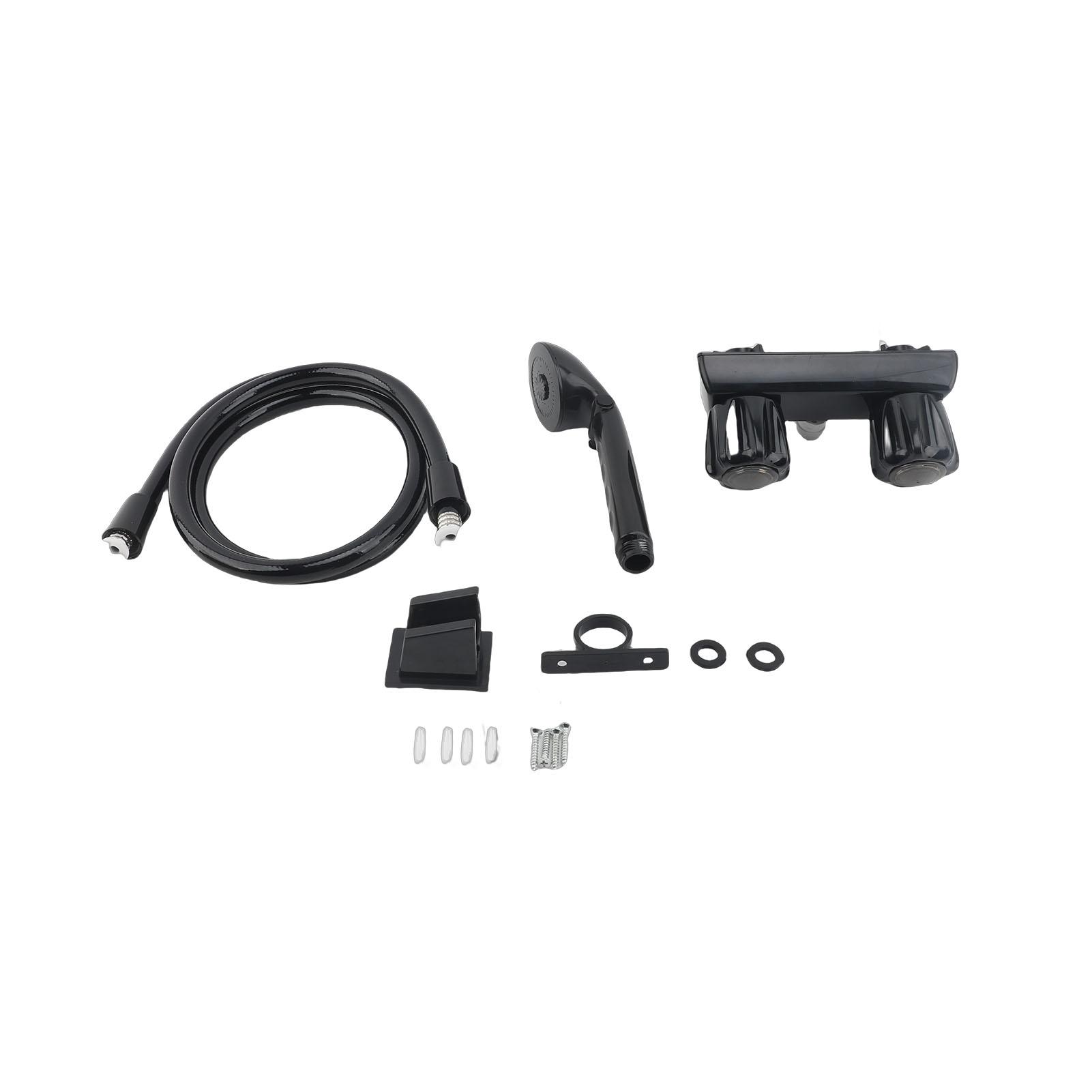 

RV Shower Faucet with Shower Head and Hose Set Portable RV Shower Valve Diverter for Motorhome