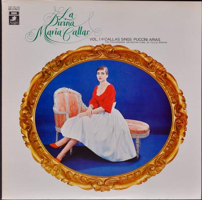 LP Record MARIA CALLAS - La Divina Callas Sings Puccini Aria EAC80128 ANGEL 1976 Japan Classical