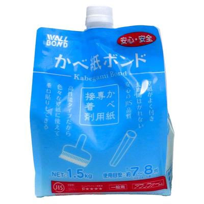 Kabegami Kakumei Wallpaper Glue, Strong, 400g, 1.5kg, 3kg (1.5kg)