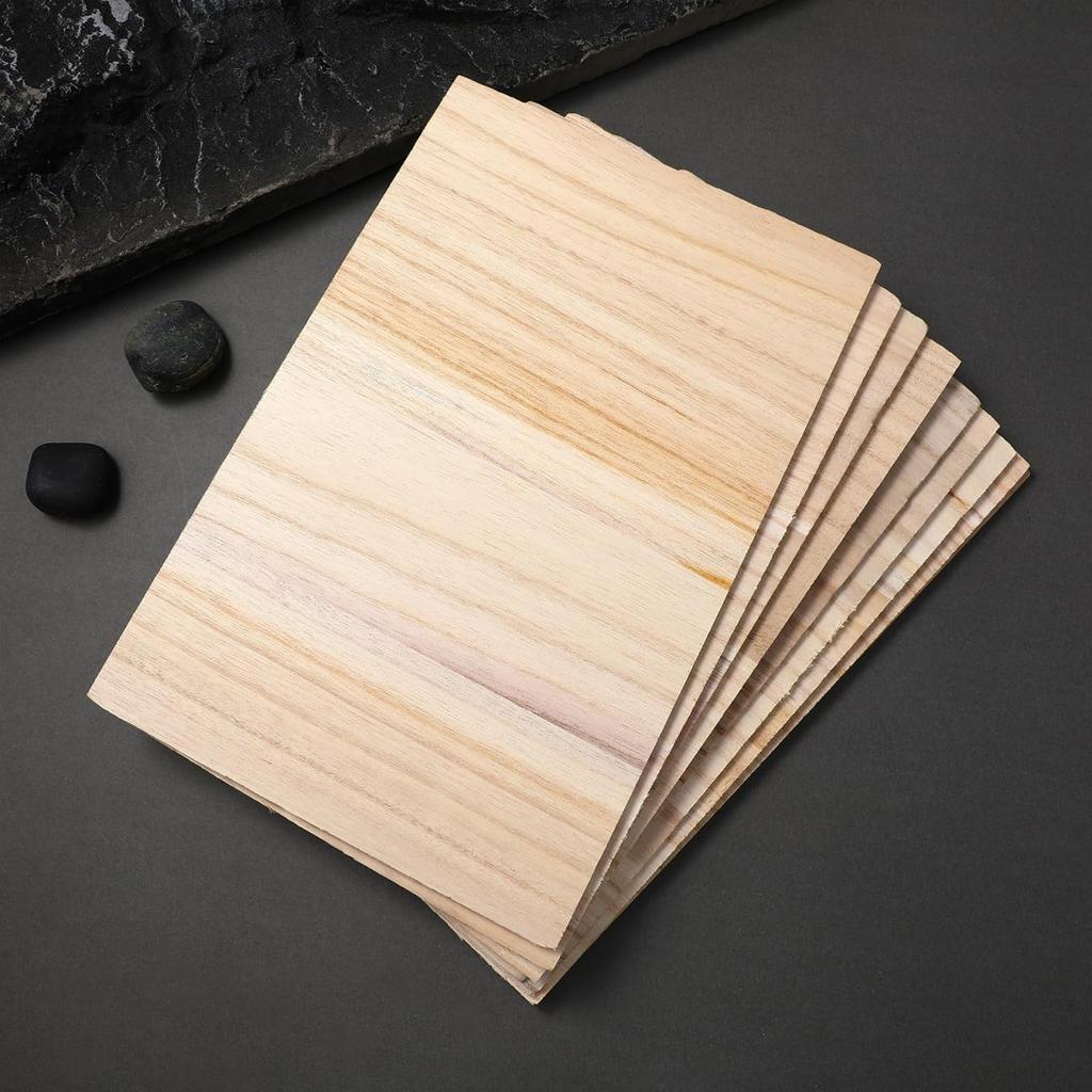LIOOBO Breaking Boards for Karate and Taekwondo - 10-Piece Set, 3mm Thick, Easy to Break, Wooden Board Breaking, Demonstration, Beginner, Child, Kids,