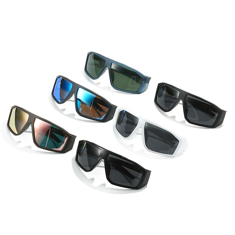 European and American New YK Sports Cycling Colorful Sunglasses Large Frame Anti-ultraviolet Men's Sunglasses Glasses