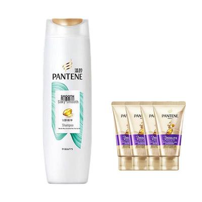 Pantene Silky Smooth Shampoo & 3-Minute Conditioner Set